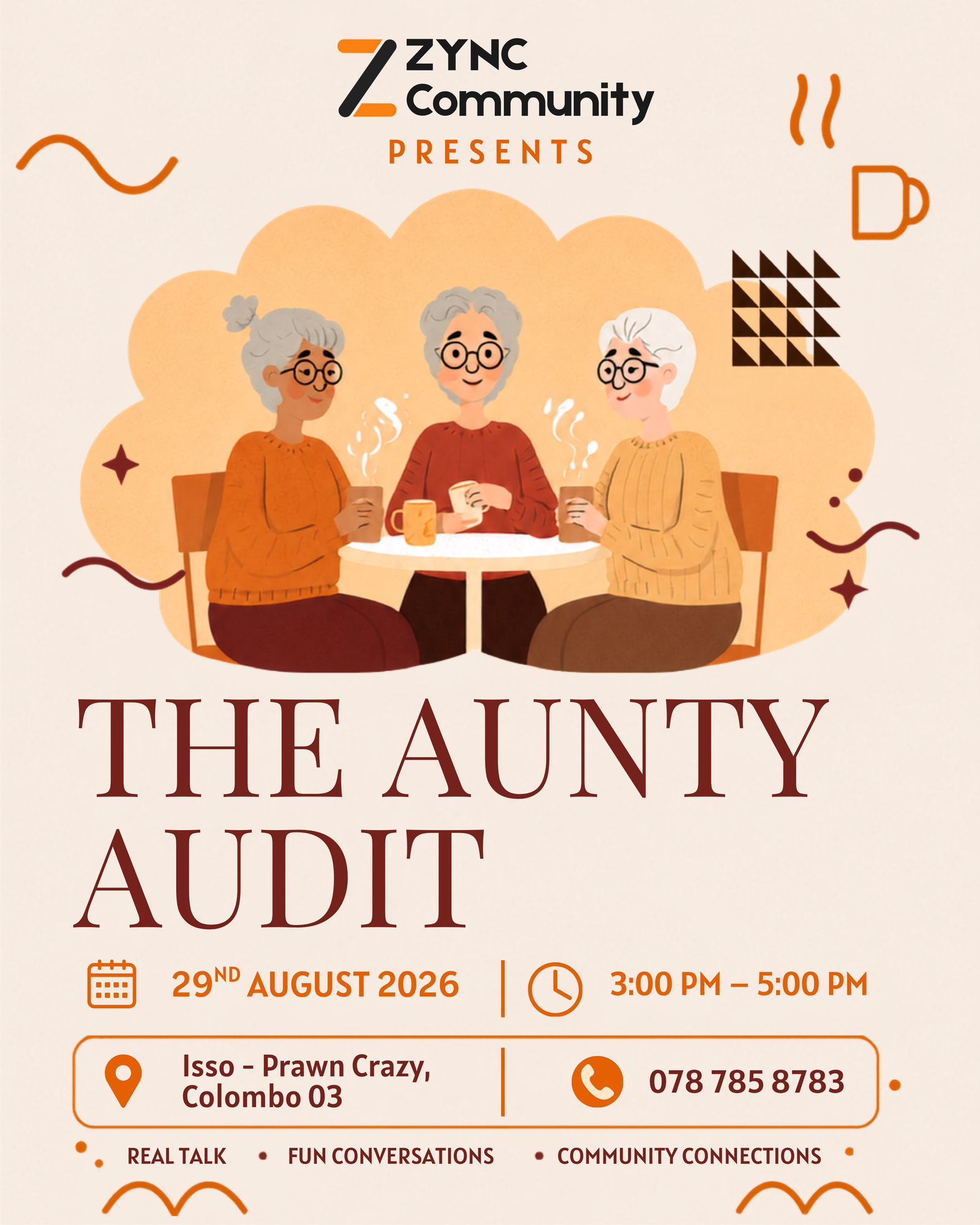 The Aunty Audit Poster